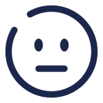 Expressionless Circle SVG Icon